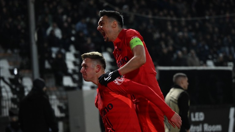 VIDEO | Debut de repriză secundă de senzaţie pentru FCSB! La prima apariţie în cupele europene, Andrei Gheorghiţă marchează primul său gol pentru campioana României