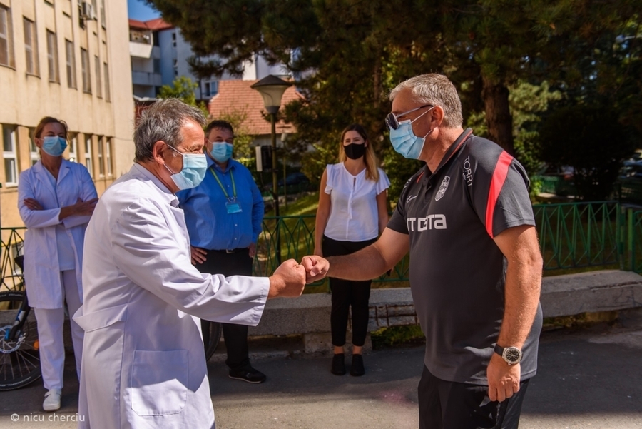 Gest impresionant al celor de la CFR, pentru cadrele medicale de la un spital din Cluj