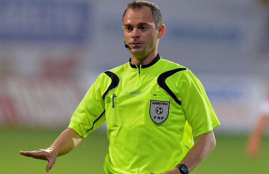 Un arbitru cu experienţă conduce meciul de duminică al echipei CFR Cluj, din Casa Liga I