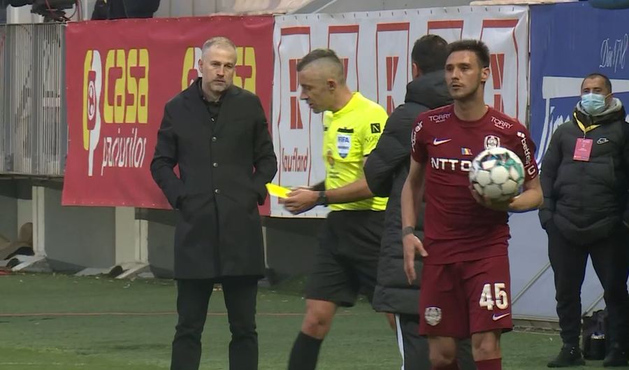 VIDEO | Edi Iordănescu şi Toni Petrea, în conflict! "De ce urli atât?" / "Vezi-ţi de treaba ta! Respectă-mă" Antrenorii au primit cartonaşul galben