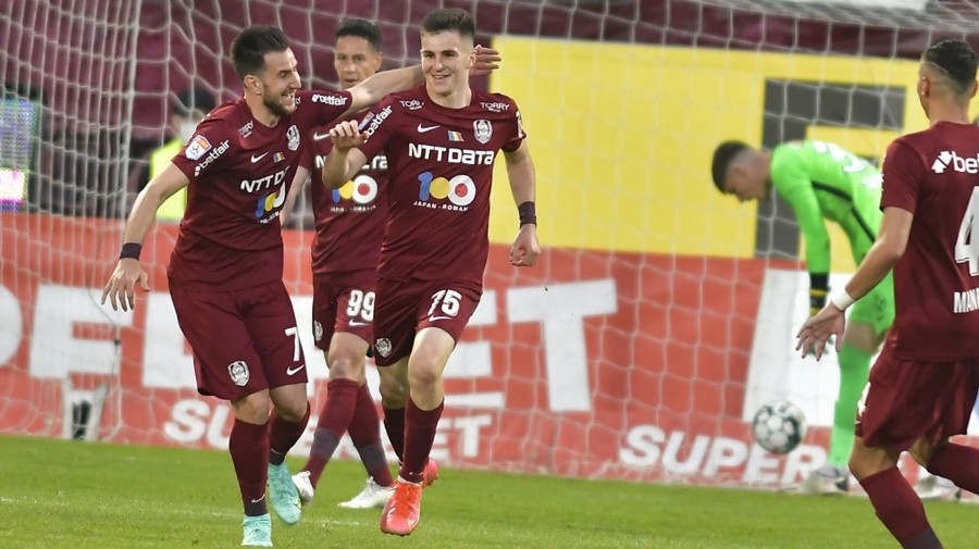 VIDEO | Seară memorabilă pentru Gîdea, care a înscris primul său gol în Liga 1. "Mă bucur foarte mult pentru că am venit la această echipă"