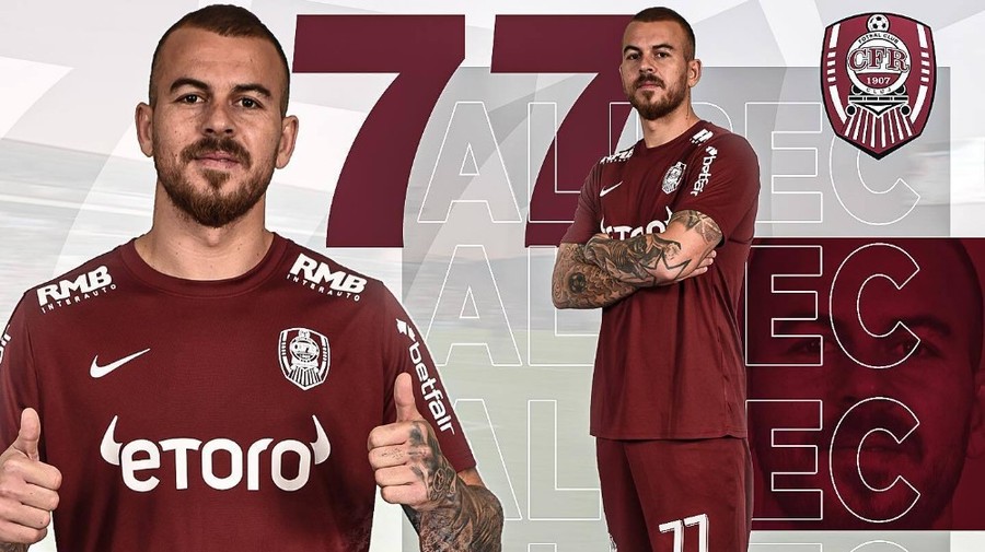 Suma pe care trebuie să o achite CFR Cluj, dacă vrea să-l transfere definitiv pe Denis Alibec 