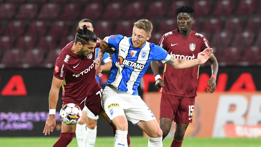 VIDEO ǀ CFR Cluj - Universitatea Craiova 2-0. Campioana a gestionat perfect derby-ul cu oltenii