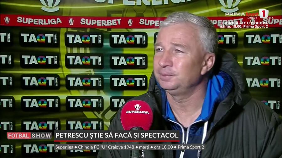 VIDEO | Dan Petrescu şi-a certat jucătorii chiar dacă echipa lui a marcat 5 goluri cu Petrolul Ploieşti: ”Campionatele le câştigă apărarea!”