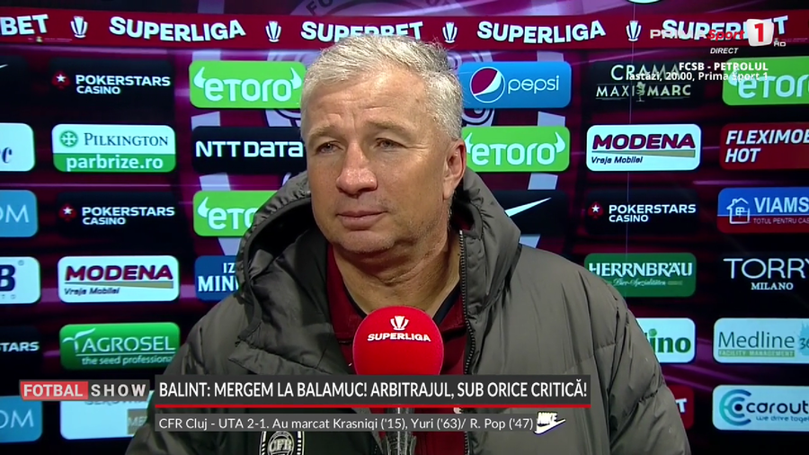 VIDEO | Ce a spus Dan Petrescu după meciul contra celor de la UTA: ”CFR nu a fost avantajată niciodată! Victoria de azi e meritată!”