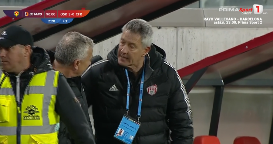 VIDEO | Dan Petrescu nu a mai suportat dezastrul cu Sepsi! A plecat la vestiare înainte de final