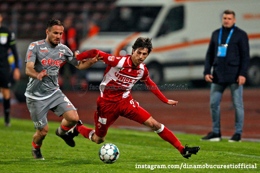 Dinamo a câştigat, Fabbrini e nemulţumit: ”Întrebaţi-l pe Uhrin” 