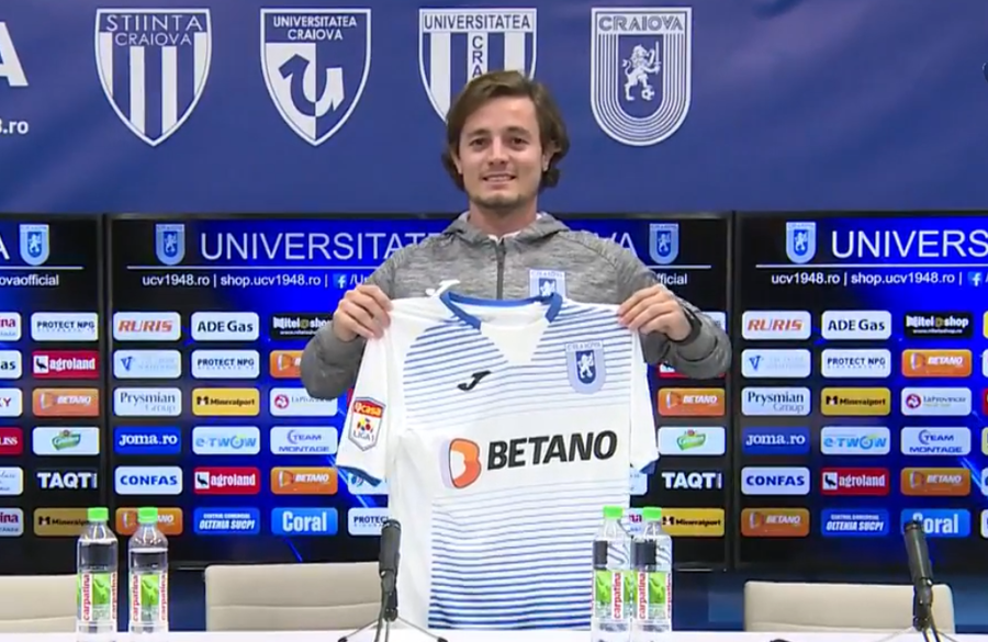 Craiova şi-a prezentat cel mai nou transfer! De ce a lăsat campionatul Chinei şi cum l-a împiedicat coronavirusul să ajungă mai repede în Bănie