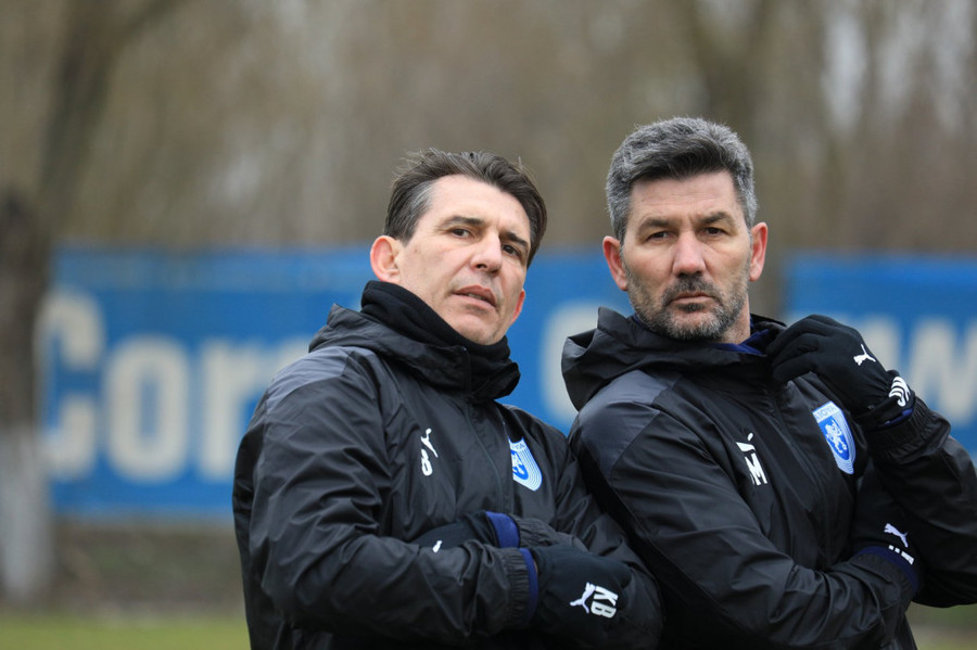 FOTO | Marinos Ouzounidis a condus primul antrenament la Universitatea Craiova