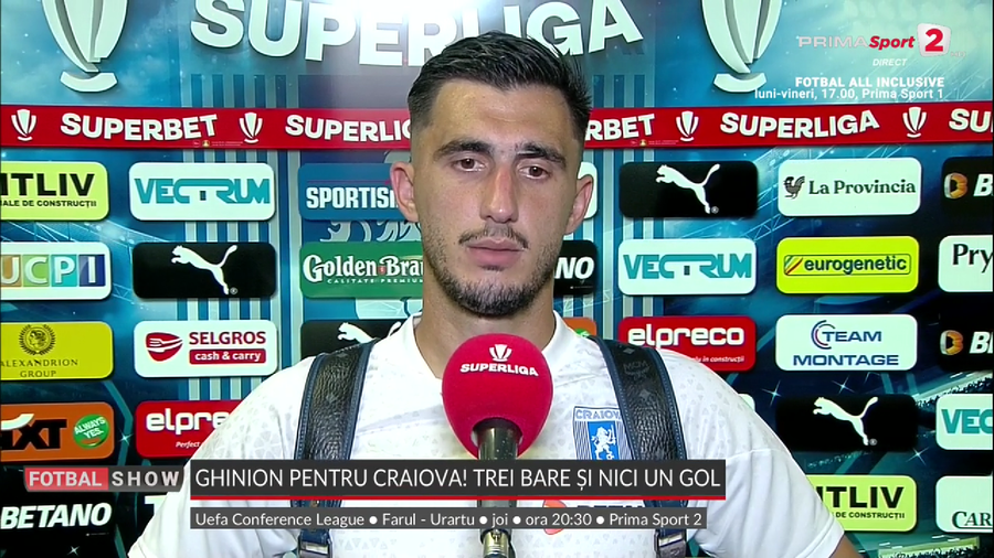 Andrei Ivan a fost deranjat de apostrofările fanilor craioveni după egalul cu Oţelul Galaţi: ”Da, e dureros!” | VIDEO 