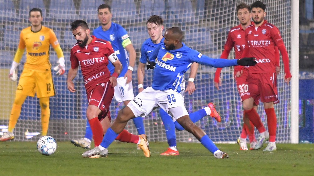 FC Hermannstadt - FC Botoșani 1-1. Moldovenii ratează șansa unui