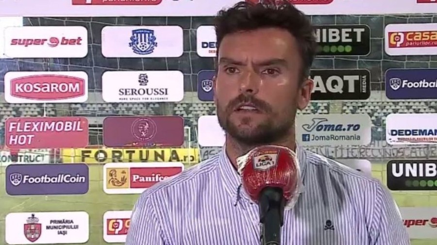 Ruben Albes, după a doua înfrângere consecutivă în Casa Liga 1: ”Am pierdut, dar sunt mândru de fotbaliştii mei!”