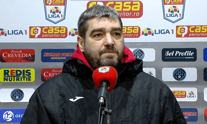 Liviu Ciobotariu nu aduce încă victoria la Sibiu. ”Aveam aşteptări mult mai mari de la jucătorii mei”