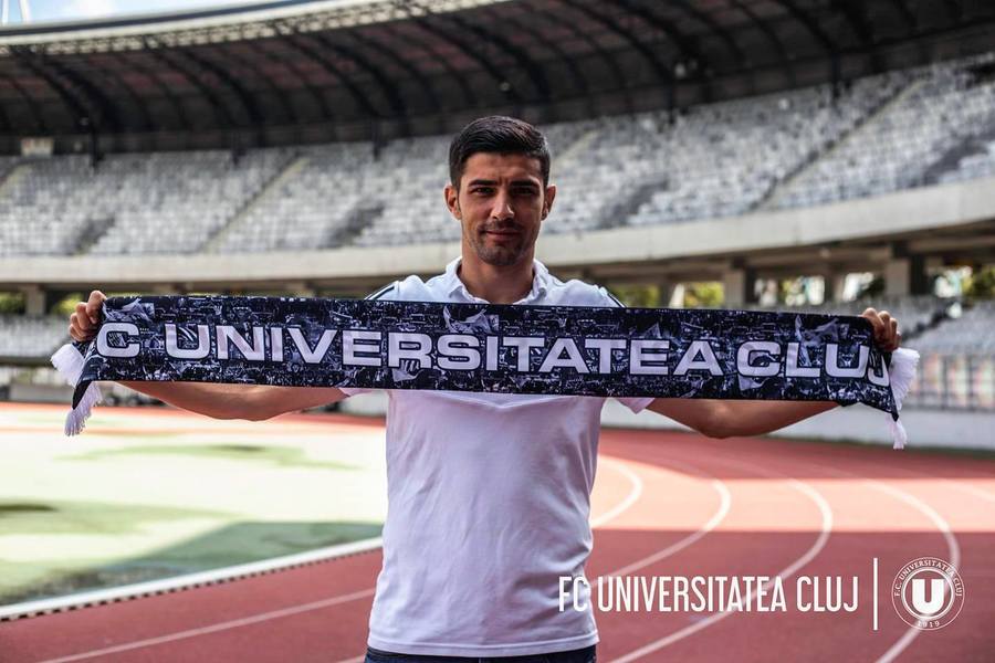 Srdjan Luchin a semnat cu Universitatea Cluj