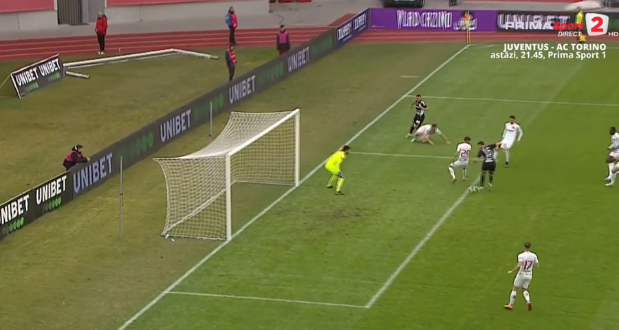 VIDEO | Intermediara din Superliga a început bine! Filip, execuţie de fineţe cu călcâiul în poarta lui Hermannstadt