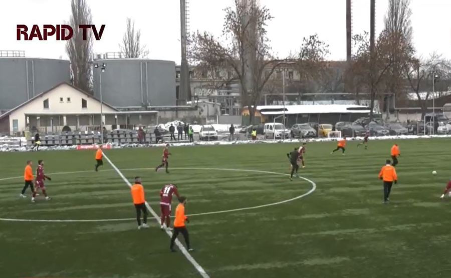 VIDEO | Victorie clară pentru Rapid în amicalul cu Odorheiu Secuiesc. Concluziile antrenorului Nicolae Grigore