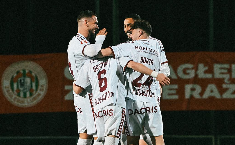 Victorie pentru Rapid în ultimul amical al iernii