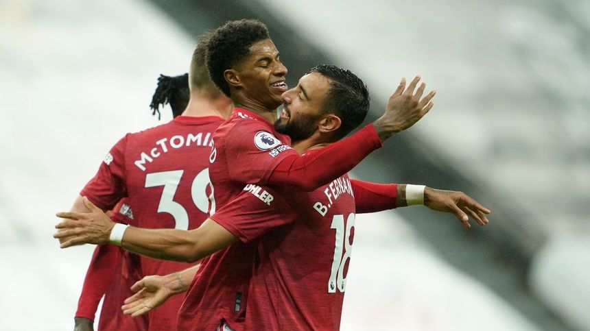 Manchester United a învins în deplasare Newcastle, scor 4-1, după ce a revenit de la 0-1