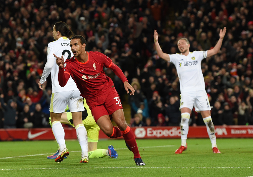 Liverpool, victorie zdrobitoare cu Leeds, într-un meci restant din Premier League