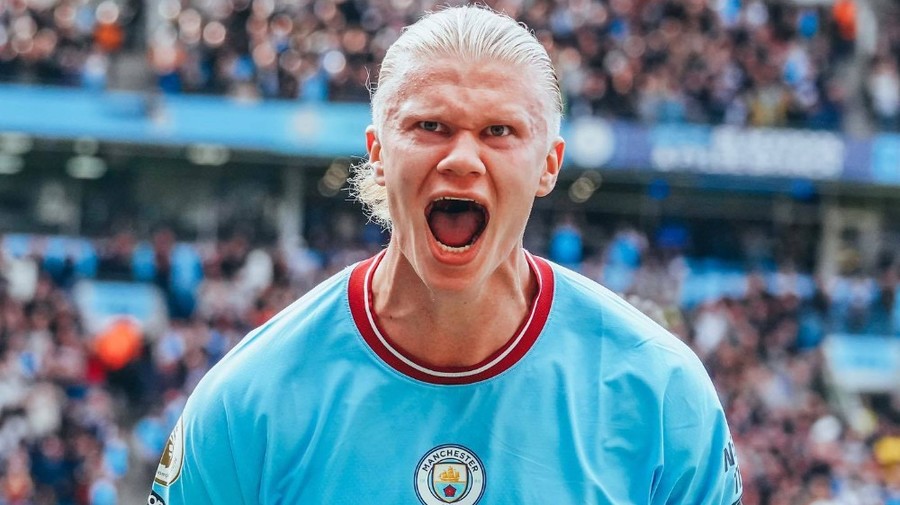 Demolatorul de recorduri! Cum devine Erling Haaland cel mai bun marcator din istoria Premier League. Statisticile spun că va depăşi la pas performanţa lui Alan Shearer