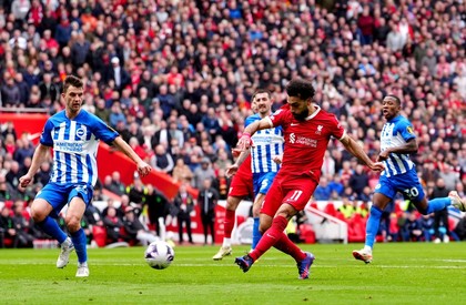 VIDEO | Liverpool - Brighton 2-1. Victorie imensă pentru trupa lui Klopp, care a urcat pe primul loc în Premier League