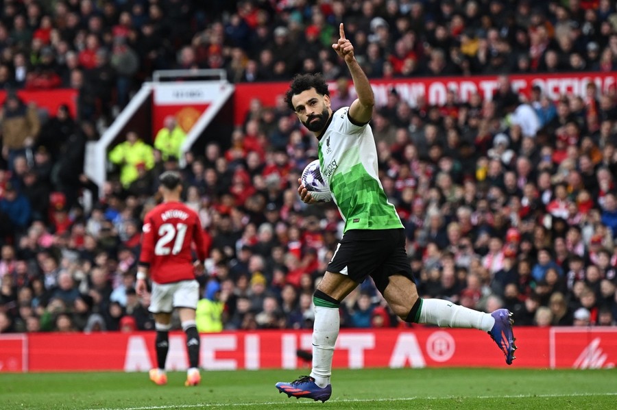 Mohamed Salah, unic în istoria Premier League! Recordul absolut stabilit în partida cu Manchester United