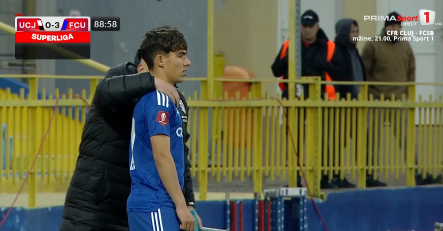 VIDEO ǀ Încă un fotbalist aruncat de tânăr în luptă. Mario Ilie a debutat în Superliga la 16 ani!