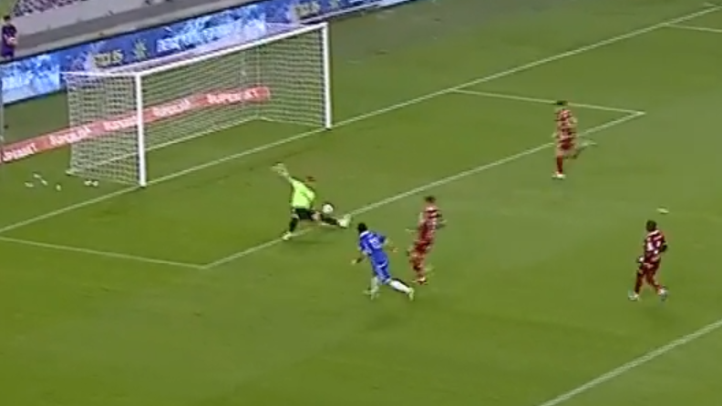 VIDEO | Chiţu o răpune pe Rapid la 4 minute de la start. A finalizat pasa de geniu a lui Baeten