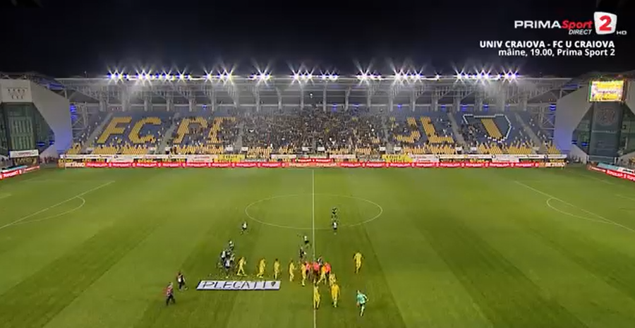 Protest al jucătorilor de la Petrolul la meciul cu ”U” Cluj. Au fost 30 de secunde de non-fotbal