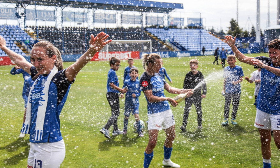 Farul Constanţa e campioană la fotbal feminin! Nou-promovata a pus capăt dominaţiei celor de la ”U” Olimpia Cluj