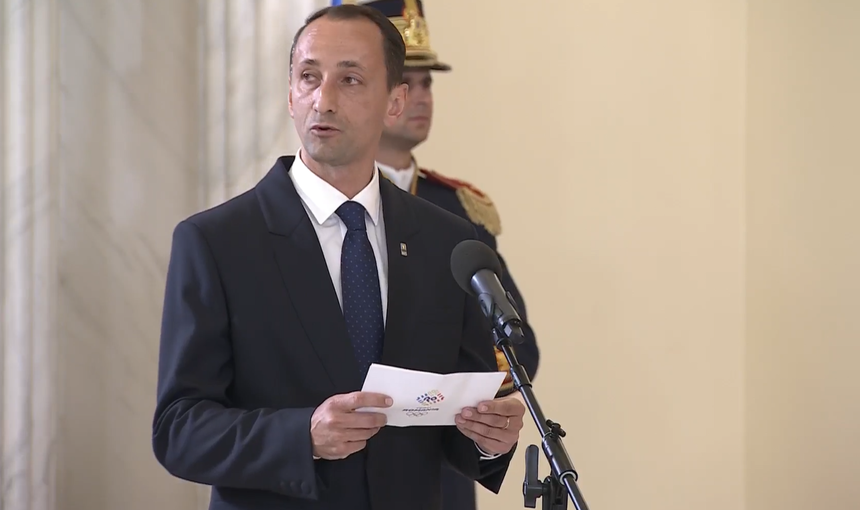 Mihai Covaliu, optimist în ceea ce priveşte JO de la Paris, la ceremonia de la Palatul Cotroceni: ”Sunt convins că vom auzi din nou imnul României”