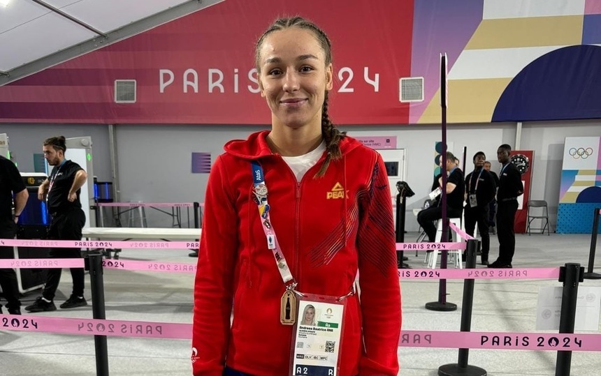 Andreea Ana este în recalificări la categoria 53 kg, la lupte, în cadrul Jocurilor Olimpice