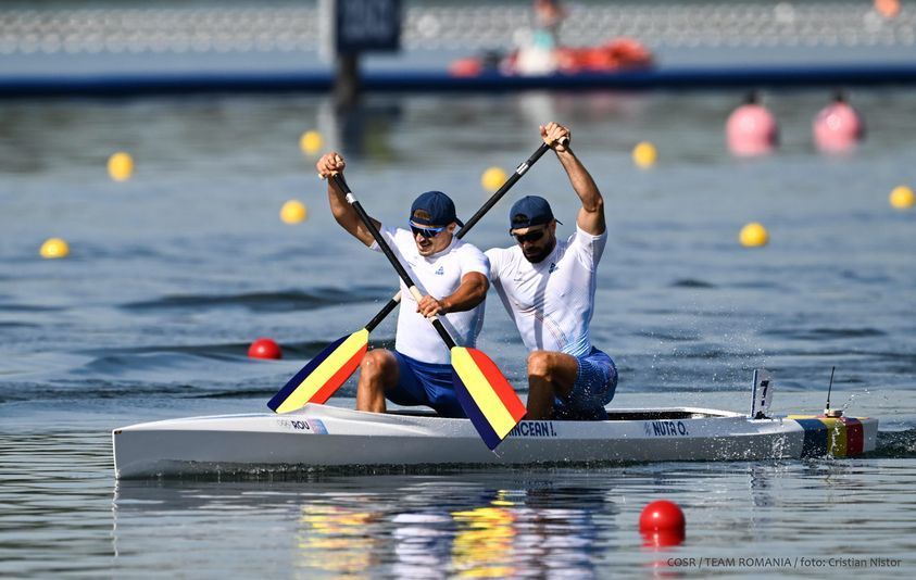 Ilie Sprîncean şi Oleg Nuţă au câştigat finala B şi au terminat pe locul 9 la canoe dublu 500 m