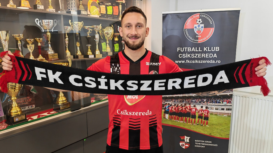 Csikszereda şi-a adus atacant cu fizic impresionant