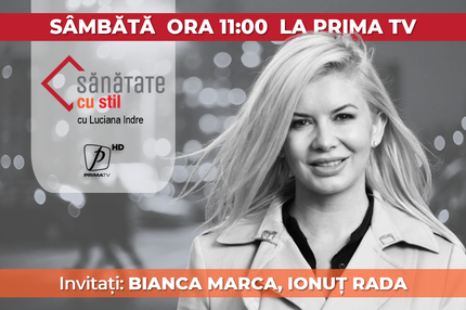 Sâmbătă, de la ora 11:00, Luciana Indre pune preţ pe sănătate