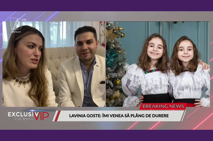 LAVINIA GOSTE SI MARIUS ZORILĂ, INFECTAŢI CU SARS COV-2. FIICELE LOR SUNT NEGATIVE LA TESTARE
