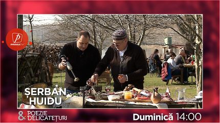 Şerban Huidu vine la Poezie şi delicateţuri, noua emisiune semnată Mircea Dinescu, la Prima TV