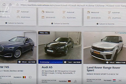 Focus la Prima Oră: Maşini second-hand scoase la licitaţie