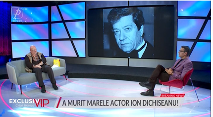 Bebe Cotimanis în lacrimi, în direct, când a aflat de moartea lui Ion Dichiseanu