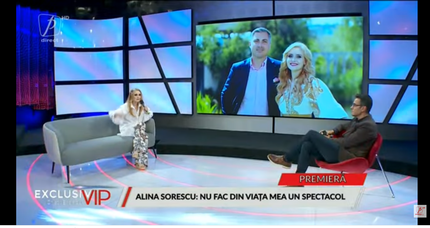 Alina Sorescu, reacţie după speculaţiile că ar fi fost înşelată de soţ: "Nu fac din viaţa mea spectacol"