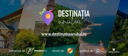 Prima TV şi www.destinatiaanului.ro te invită să participi la cel mai ambiţios proiect de promovare turistică a României: alege destinaţia anului 2021 din România