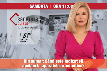 Sâmbătă, 29 mai, de la ora 11:00, la ”Sănătate cu stil”