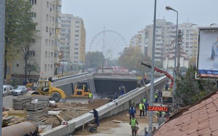 Mega proiectul din Capitală, reluat cu şase muncitori