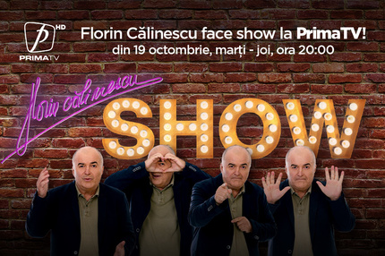 Florin Călinescu Show este din 19 octombrie la Prima TV