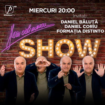 Daniel Băluţă, Daniel Corbu şi formaţia Distinto vin la Florin Călinescu Show