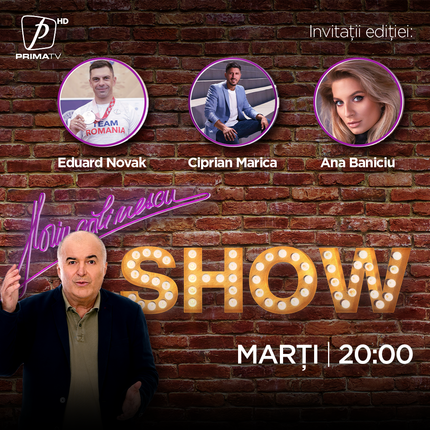 Eduard Novak, Ciprian Marica şi Ana Baniciu vin la Florin Călinescu Show