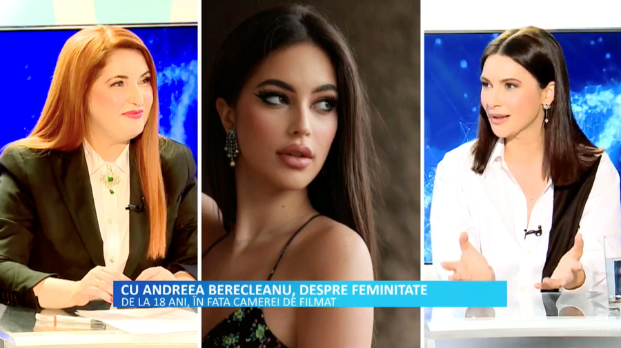 Andreea Berecleanu şi-a dezvăluit secretele frumuseţii, în direct, la „Doza de prevenţie”