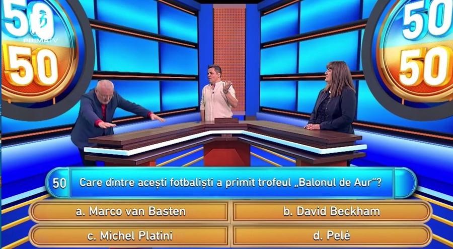 Daniel merge mai departe şi se pregăteşte să o înfrunte pe Sorina! Oare ce se va întâmpla la întrebarea cu numărul 50?