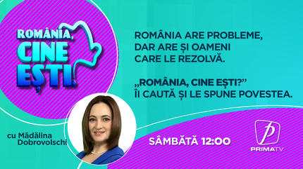 Mădălina Dobrovolschi prezintă România, cine eşti? la Prima TV