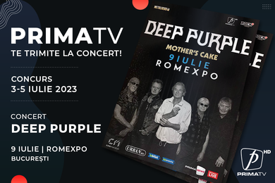 Prima TV te trimite la concert: Deep Purple, 9 iulie, Romexpo - Bucureşti